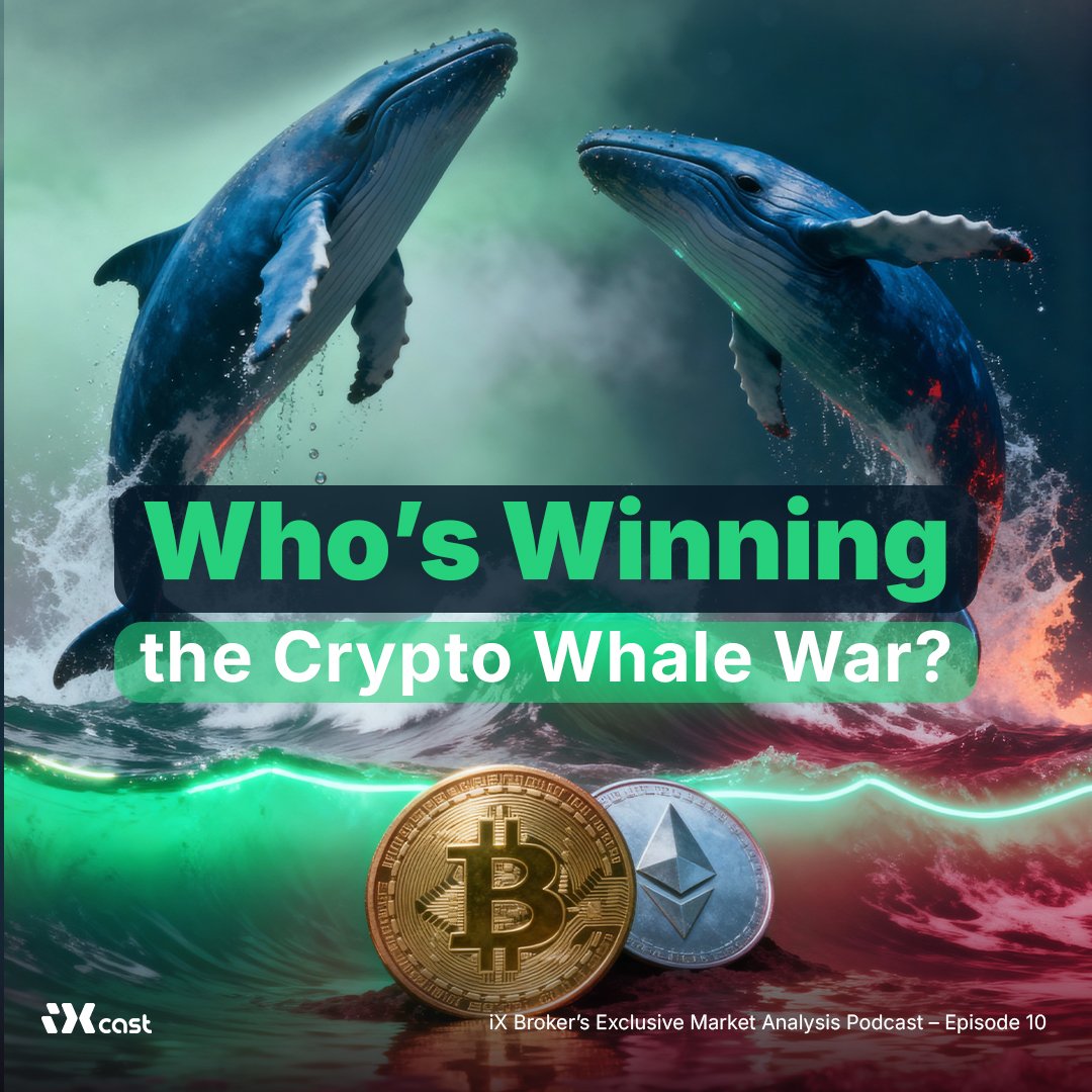 🎙 Who’s Winning the Crypto Whale War?
In Episode 10 of iX Cast, we break down the real story behind crypto’s latest drop, and how institutions like BlackRock used fear to move the market.

See why $97K Bitcoin is now the key level to watch and how Smart Money is quietly
