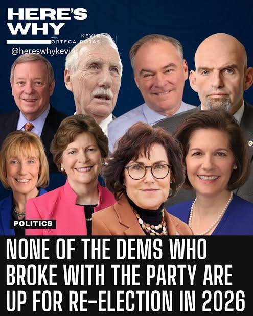 ✨️ THE MATRIX
Eight Democrats joined Senate Republicans late Sunday night in voting to advance a House-passed short-term funding measure, the first step in weeks toward ending the government shutdown. 

51=EIGHT DEMOCRATS 
51=SHUTDOWN 
51=THEY NOT LIKE US