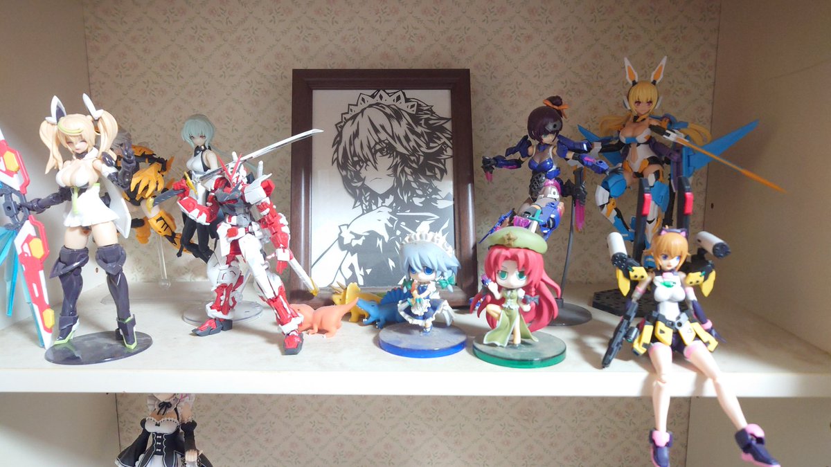 30ML、ガンプラ、FAG、メガミデバイスが多いです 基本素組みですが特に