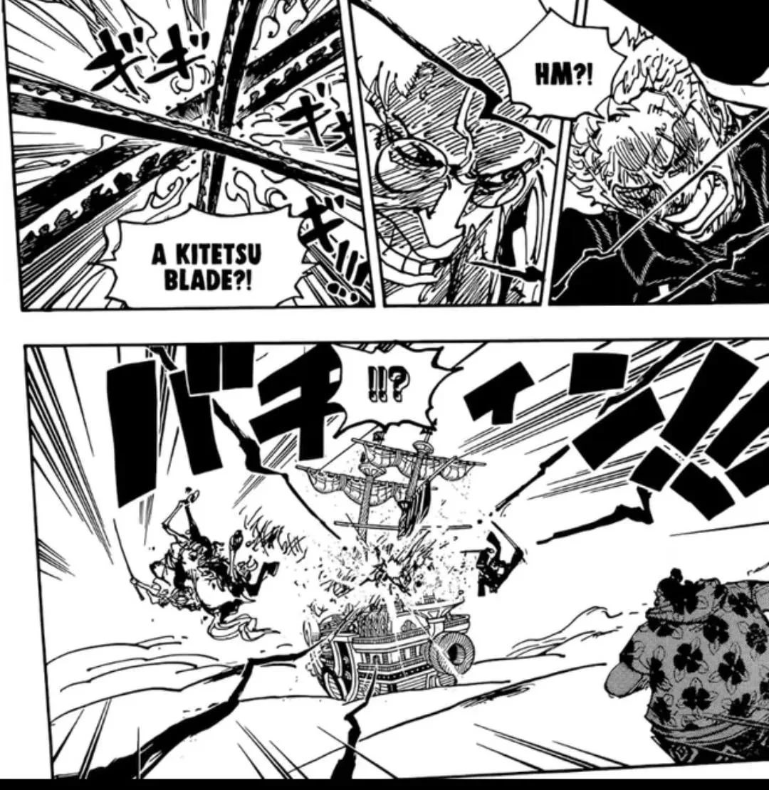 Luffys_Primo42's tweet photo. @MiddleWay23 Sanji will be yonko Level EOS but shanks isn’t a mere emperor he’s the closest person to PK 

In the presence of a girl his power should be boosted why he on the floor needing big bro Frankie’s help 

See how Zoro had an equal clash with just 2 swords ? Levels to this understand https://t.co/ZgcFvI2nQ0