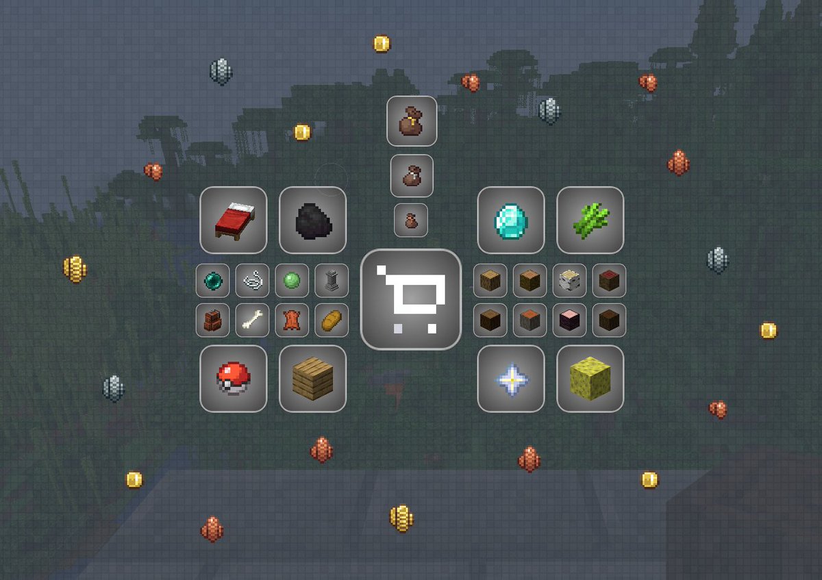 AquaAuroraVT's tweet image. Finished the shop tab! The left is stuff you can buy, the right is stuff you can sell, and the middle is the gambling quests!

LETS GO GAMBLING!!

#cobblemon #Minecraft #modpack