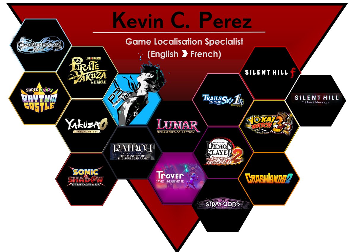 kevin_c_perez's tweet image. A JRPG lover, a defender of quirky games, a localisation specialist and, above all, someone who wants to gives his best to bring your game to the French market with the passion and care it deserves!
If you have a story to tell, I&apos;m here to help!

#gamelocalisation #gamedevs