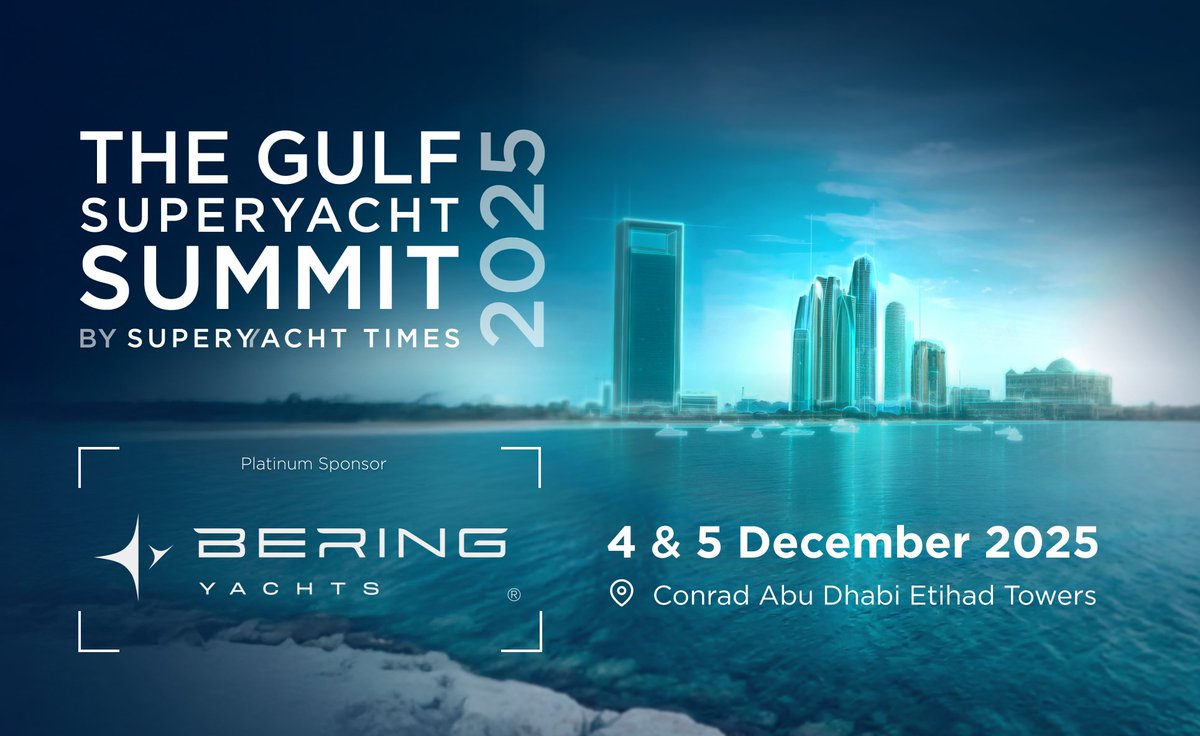 We are really proud to announce that <a href="/BeringYachts/">Bering Yachts</a>  joined us as a Platinum sponsor for the Gulf Superyacht Summit 2025 🇦🇪 

For more than fifteen years, Bering Yachts has been creating, innovating, and delivering steel exploration yachts. Their only goal is to build boats that