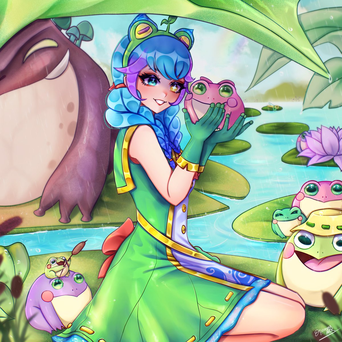 Rain Shepherd Gwen fan art 
I hope you like it! 

#rainshepherdgwen #gwenlol #ArtofLegends #leagueoflegendsfanart