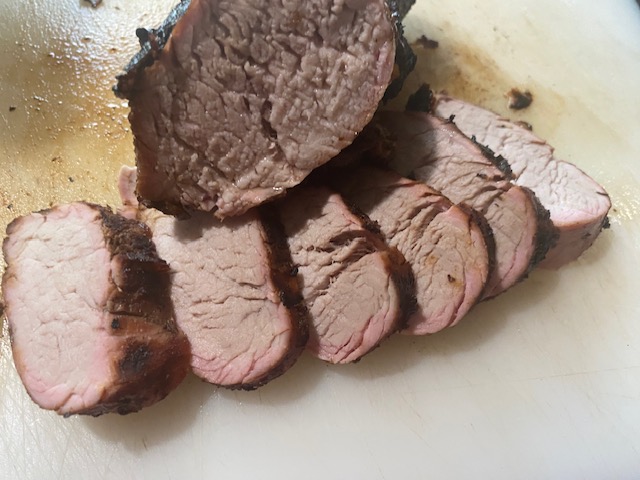 v224info's tweet image. First time smoking pork tenderloin how did I do? 
Served with a scotch bonnet, onion and apple sauce.
#grilling #smoke #pork
