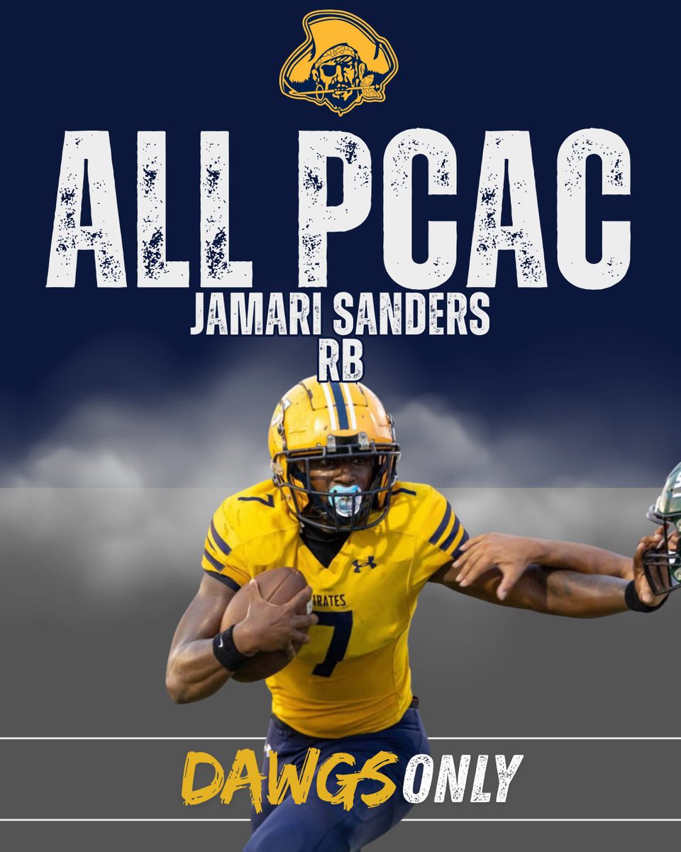 Congratulations <a href="/24_Visionz/">Jamari Sanders</a> on being selected All-PCAC to represent The Pirates in the 2025 North-South All Star Game 🏴‍☠️