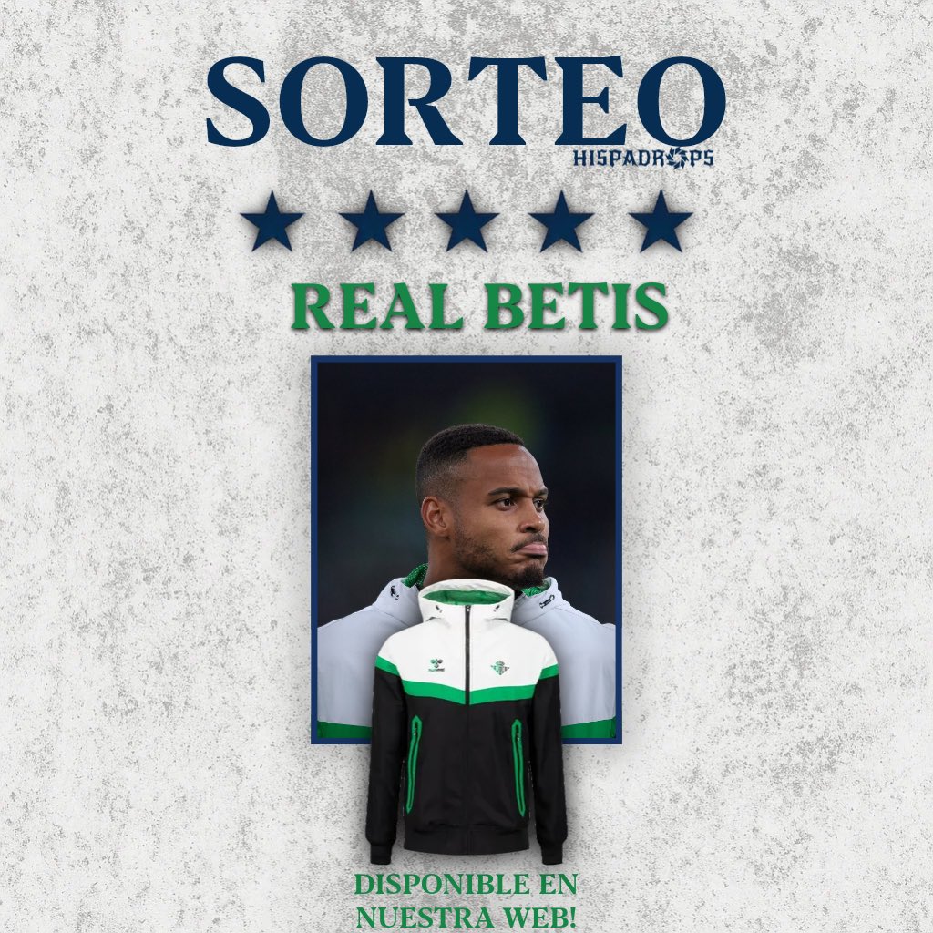 TinteroVB's tweet image. 🟩 SORTEACO ⬜️

🥰 ¿Quieres lucir esta maravilla?

🫂 Los amigos de @Hispadrops sortean una, entre todos los que sigáis estas instrucciones:

📲 Sigue a @Hispadrops 
📲 Sigue a @TinteroVB 
🔄 RT a este tuit
🗣️ Menciona a 2 amigos 

📆 Ganador: VIERNES 21/11/25