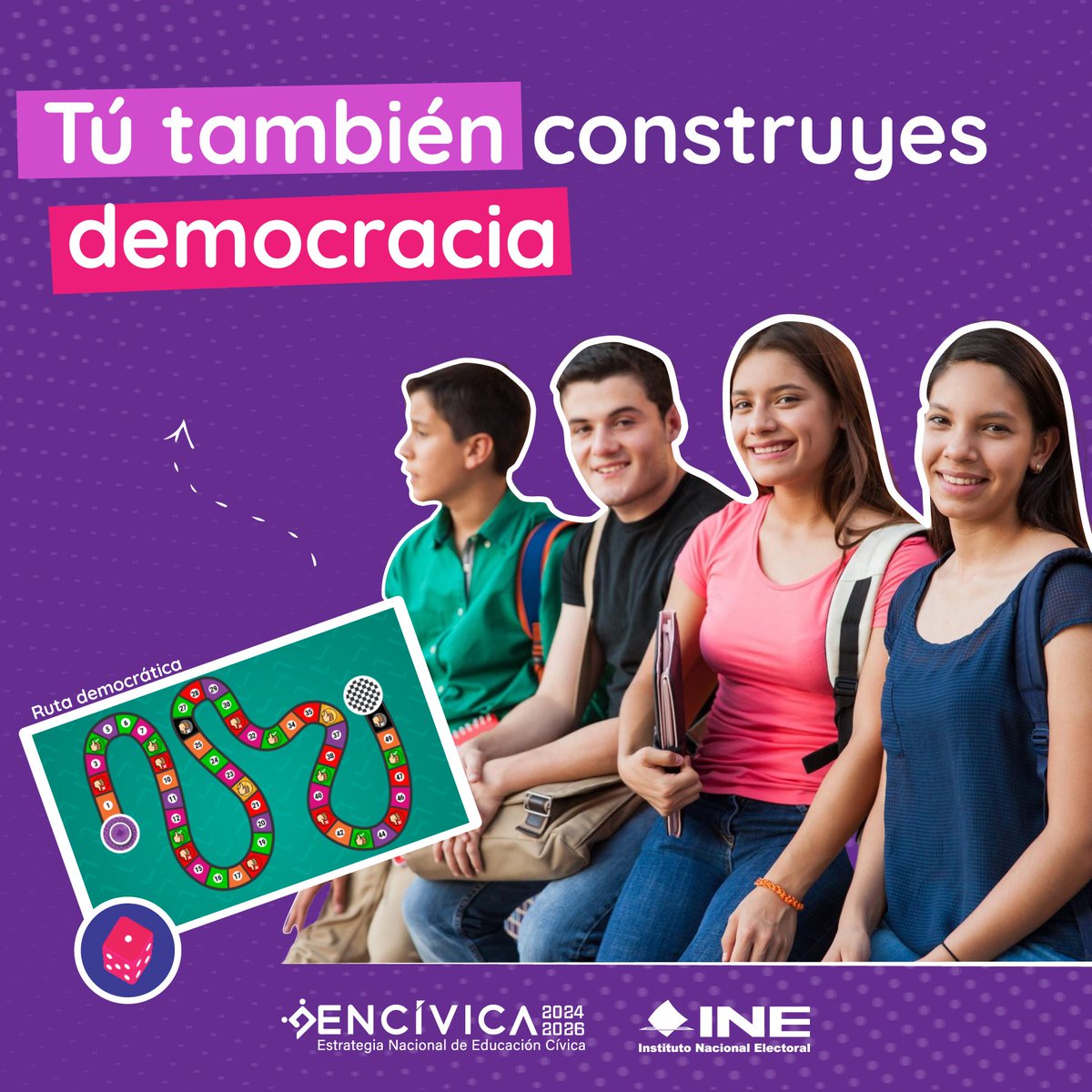 Conoce tus derechos de forma divertida en el portal Juegos INE.👦🏽👧🏻👨🏾‍🦱

📲 ¡Visítala hoy!
🔗 juegos.ine.mx

#JuegosINE #ENCÍVICA