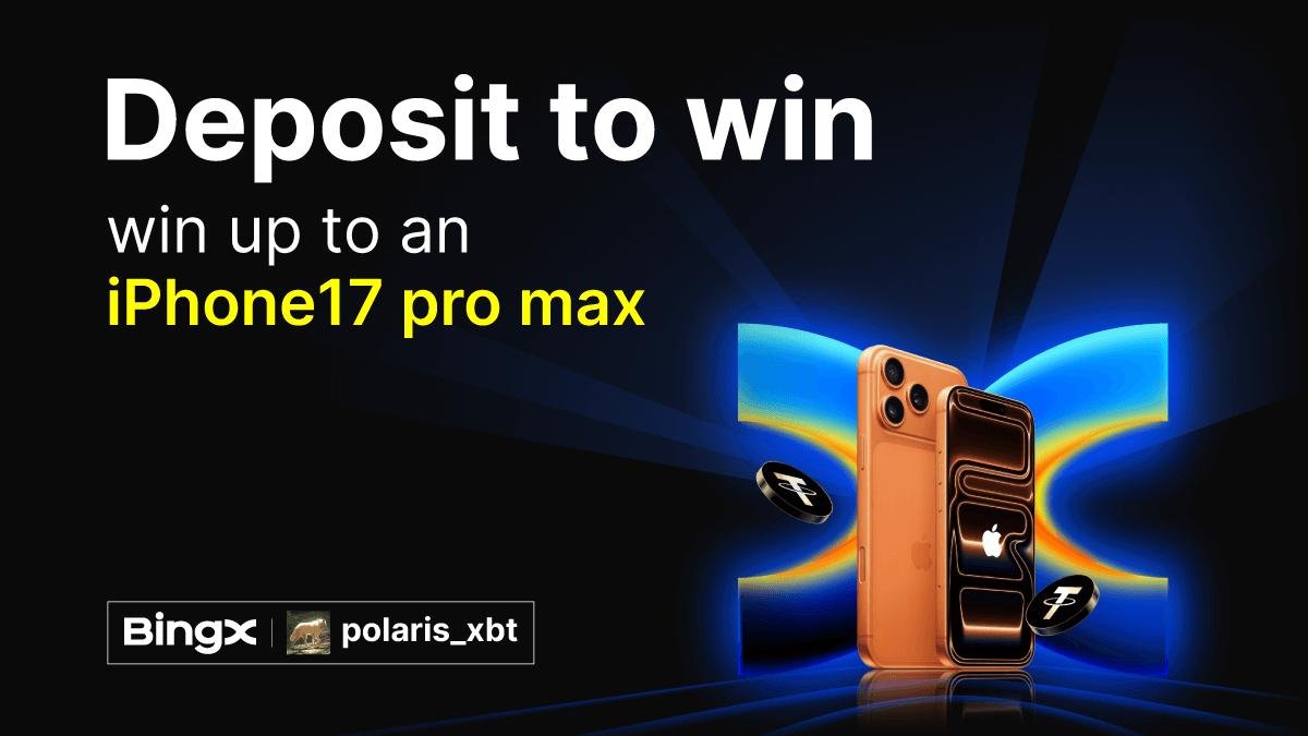 polaris_xbt's tweet image. Few more days for a chance to win a new iPhone

Deposit on BingX for a chance to win
Cash rewards start already at $100 deposit.

Join here👉🏻 bingx.com/en/activity/de…