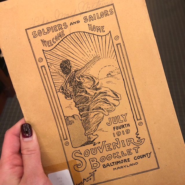 prattlibrary's tweet image. All Pratt Library locations will be closed Tuesday, November 11 in observance of Veterans Day.

Booklet sourced by our Maryland Department, Central Library.