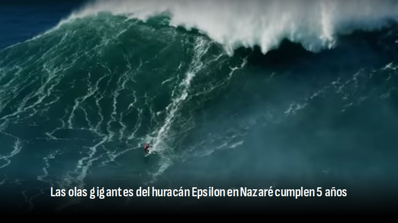 El 29 de octubre de 2020, en la costa de Portugal, se surfearon algunas de las olas más grandes —récord Guinness incluido— de la historia del surf. 
✍️ Marc Fontrodona 

🔗 mrf.lu/1XzQ