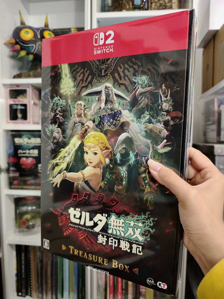 La maravilla que me ha llegado hoy para la colección 💚

Hyrule Warriors: La era del destierro Treasure Box
#HyruleWarriors