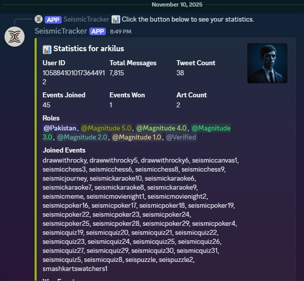 from a mag5 holder 
gmic homiess 

just wanted to share my seismic journey today 
and if you have done good contributions to <a href="/SeismicSys/">Seismic</a>  

then make sure to share your's as well

soo , i have been into seismic from 
2nd april 

started as a complete noob lol 

and now , here i