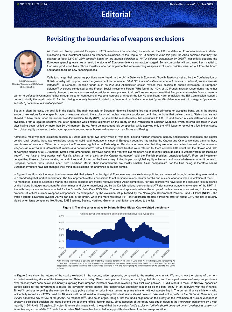 Revisiting the boundaries of weapons exclusions

Read the full Editorial in our latest newsletter here 👇
bit.ly/Issue46Editori…