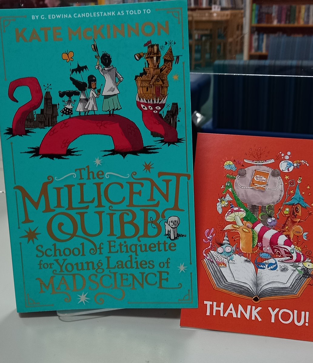 SullivanUpp_Lib's tweet image. Lovely Monday #bookdelivery from @ReadforGoodUK -thank you for this wonderfully titled &amp;amp; very entertaining read from @kmcnuggets - perfect for fans of @lemonysnicket 🧪❤️📚#lovereading #newbooks #readforgood