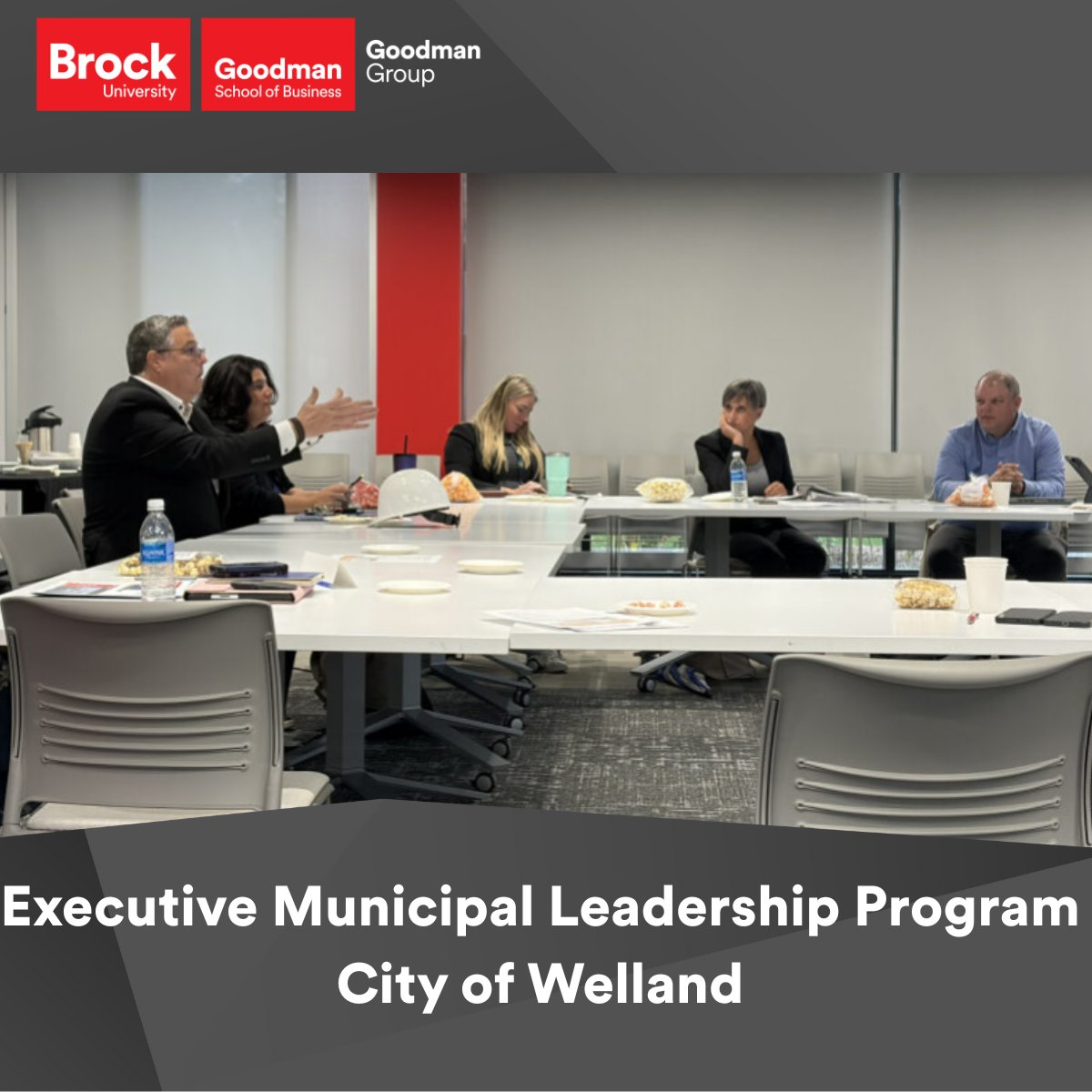 The City of Welland’s Executive Municipal Leadership Program put a spotlight on memorable speaking in “Executive Presence, Impact and Influence.” Led by Neil Thornton, participants moved from theory to practice by stepping out from behind the podium and using body language.