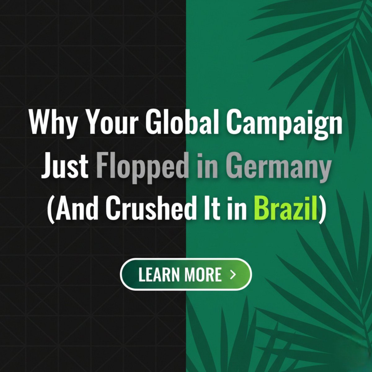 PeakDMAgency's tweet photo. A campaign that wins globally can fail locally.
Global = build brand equity across borders.
Local = earn cultural relevance in context.
The best brands master both.
#globalmarketing #BrandStrategy #marketingtips #brandmanagement https://t.co/Ou5vCOFpN5