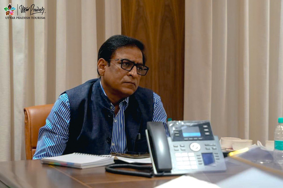 The Department of Tourism, Government of Uttar Pradesh, conducted a review meeting chaired by Shri Jaiveer Singh, Hon’ble Minister of Tourism &amp; Culture, GoUP, with Shri Amrit Abhijat, Principal Secretary, Tourism &amp; Culture Department, Religious Affairs, Govt of UP and Shri Rajesh