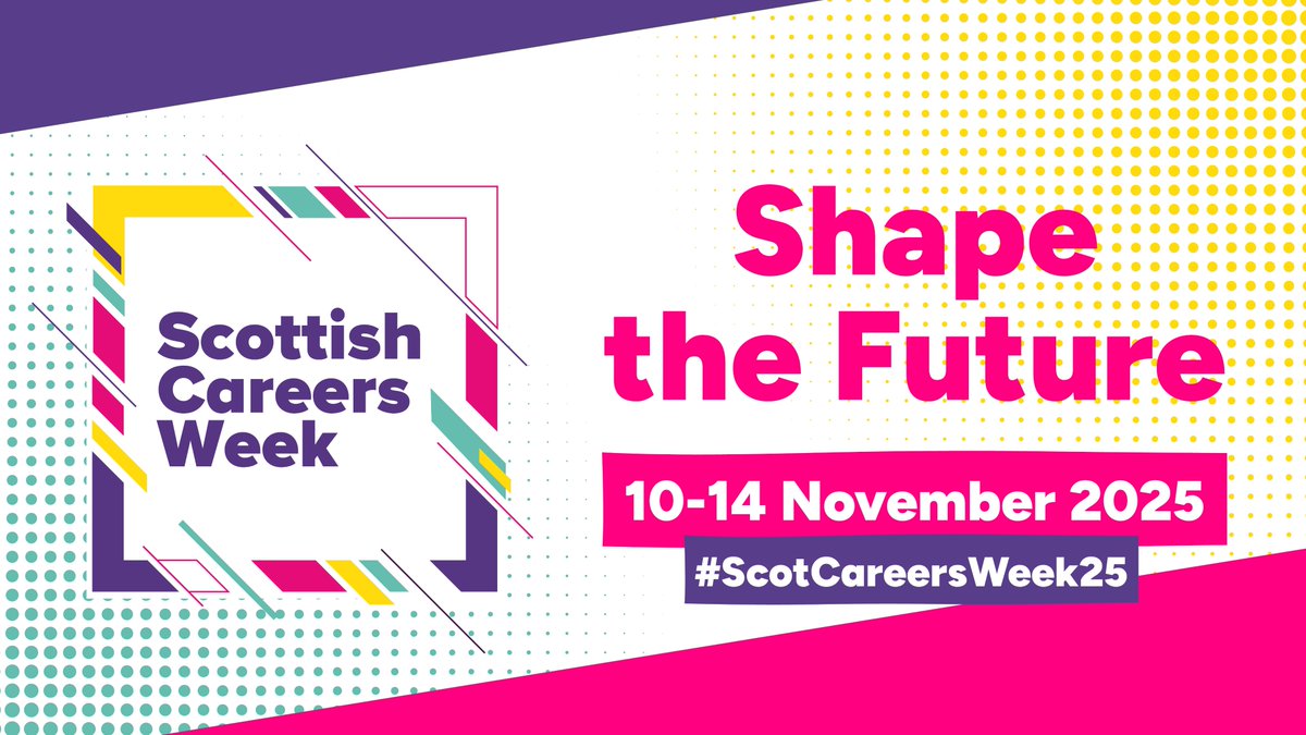 TechFestNews's tweet image. We’re proud to support #ScotCareersWeek25 from 10 to 14 Nov, celebrating the career services helping people across Scotland shape their futures. Get involved at myworldofwork.co.uk/scottish-caree…  #ScotCareersWeek25
