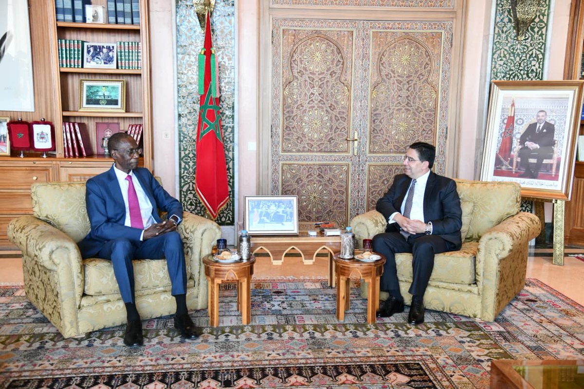 Marocdiplo_EN's tweet photo. 🇲🇦-🇸🇳| MFA Nasser Bourita held talks, today in Rabat, with the Minister of African Integration, Foreign Affairs, and Senegalese Abroad of the Republic of Senegal, Mr. Cheikh Niang https://t.co/x0KF8qvXc5