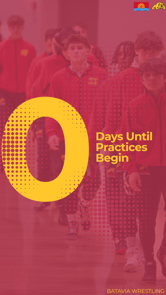 BataviaWrestler's tweet image. Today’s the day!