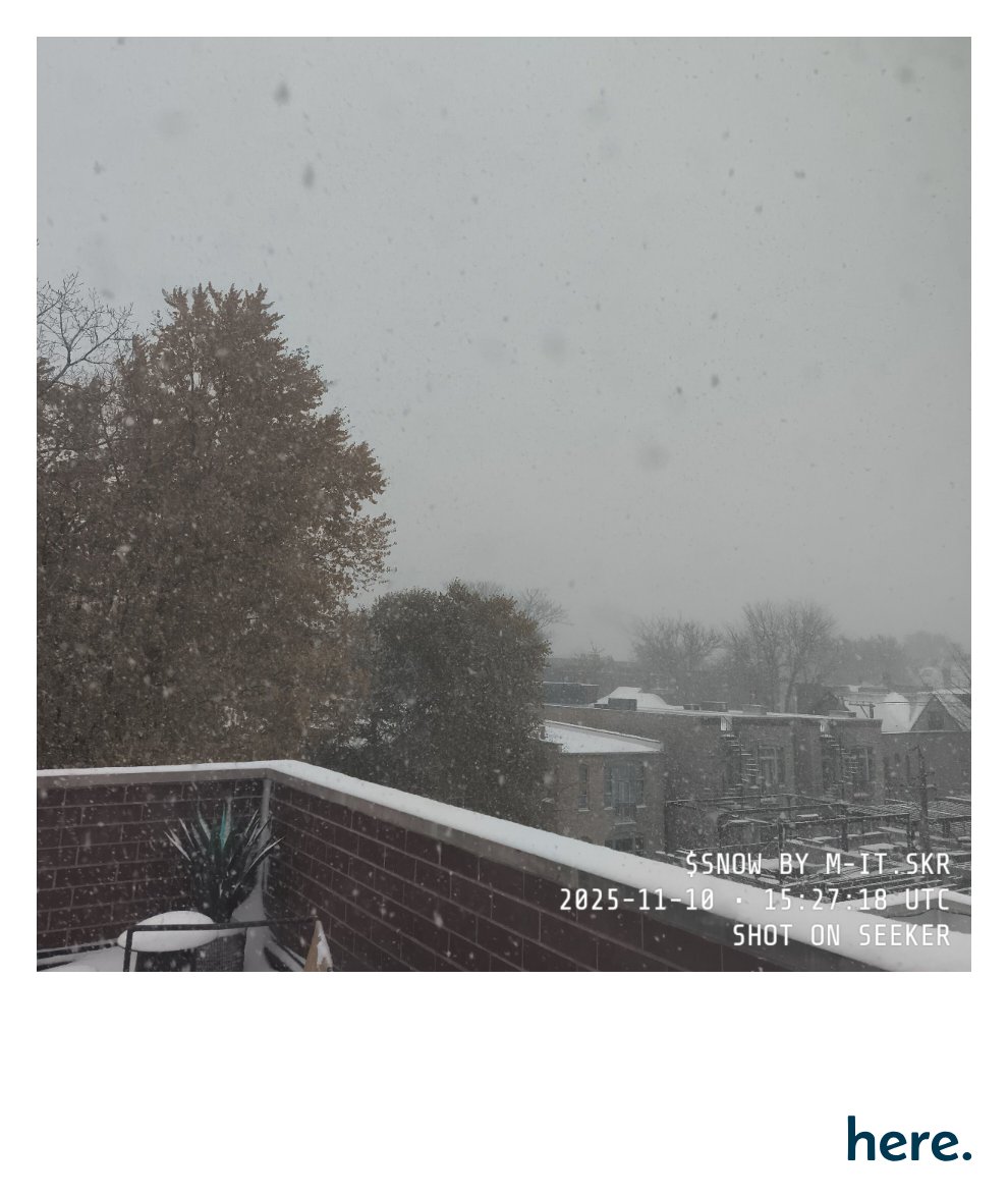 it's snowy here. <a href="/weareherefun/">here. (private alpha)</a>