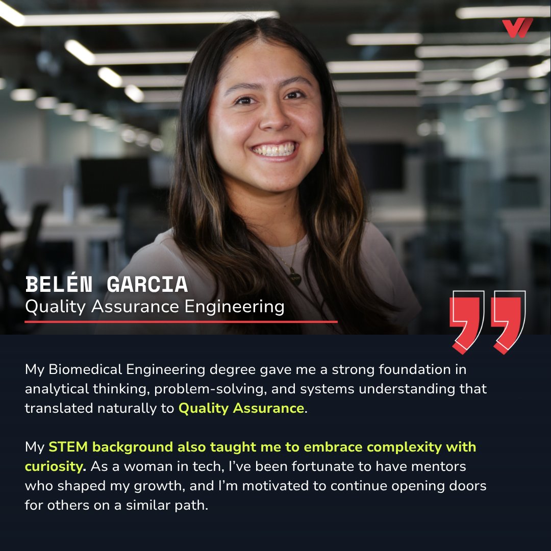 wizelineglobal's tweet image. This past weekend was #NationalSTEMDay 📚  

We asked four Wizeliners how their STEM backgrounds shaped their careers. STEM provides a methodology rooted in analytical reasoning &amp;amp; a structured approach to solving complex problems.  

See their stories!  

#Wizeline #TechCareers
