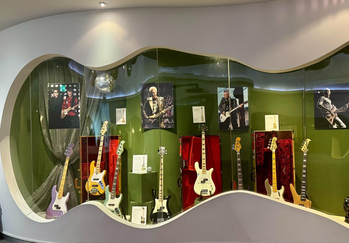 The ADAM CLAYTON BASS collection! 

thank you <a href="/NFtweets/">NF BASS TONES</a> 🩵

#AdamClayton
#JuliensAuctions <a href="/JuliensAuctions/">Julien's Auctions</a> 
#Newbridge