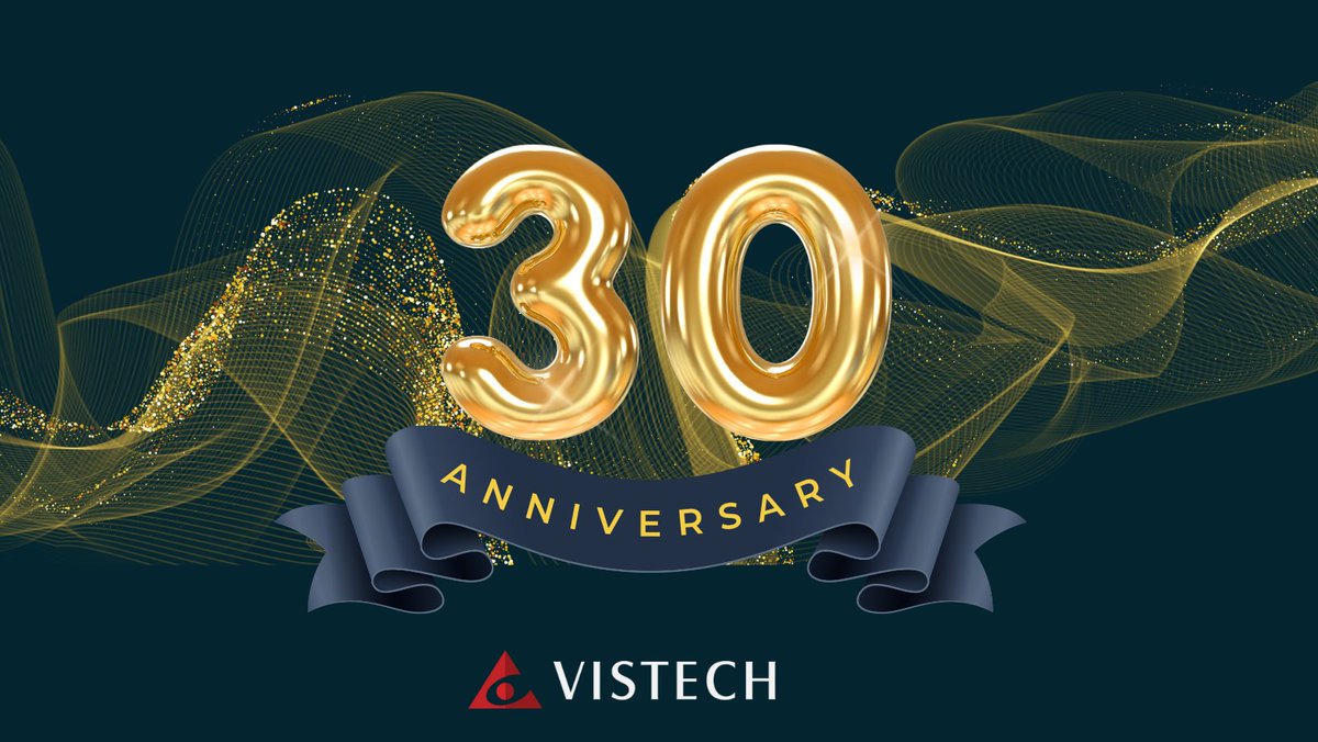 VISTECH's tweet image. 🎊 Three Decades of Helping Businesses Grow! 🎊

For 30 years, VISTECH has been guiding companies through technology transformation. Our focus has always been on practical solutions that reduce wasted time, streamline processes, and empower teams.

#VISTECH #Business #Success