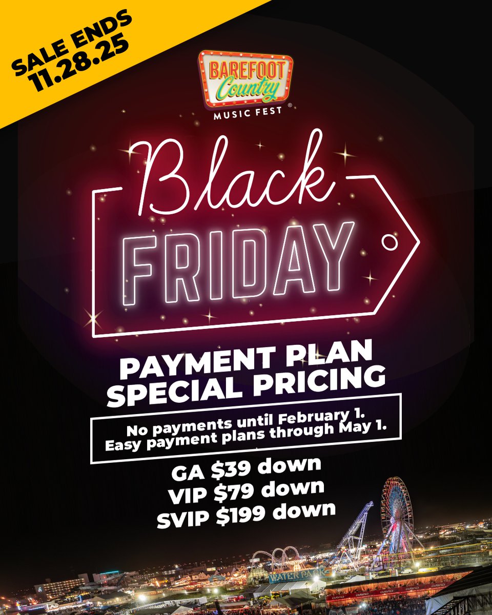 YOU COULD WIN! We are playing Santa all month long, so tag and share for chances to win! Lock in your ticket to the party during our Black Friday Payment Plan Special Pricing! Make your deposit and make no payments until February 1. 😉 Easy payments through May 1. 

🚨Hurry, this