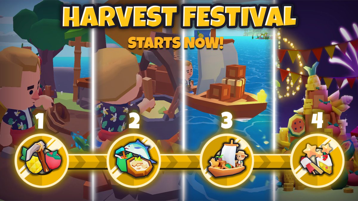 Harvest Festival kicks off today with the first competition: "Farming Fiesta!" 🌾🌴

The Harvest Festival is our biggest event yet, featuring multiple competitions, each with unique challenges and incredible rewards, including NFTs, $MOANI, and exclusive in-game items! 🏆
 
Learn