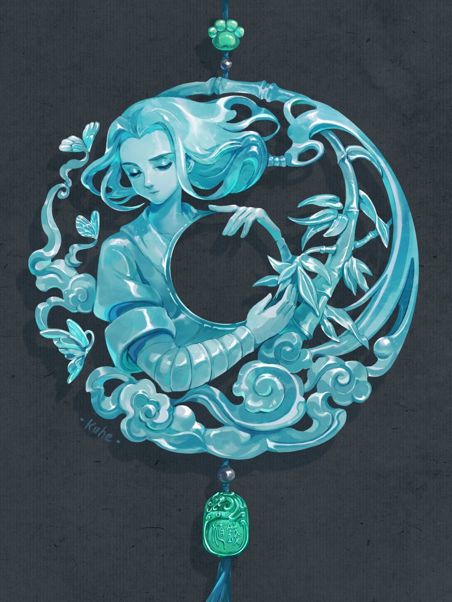 Kuhe1925's tweet image. #羅小黒戦記  Jade Pendant