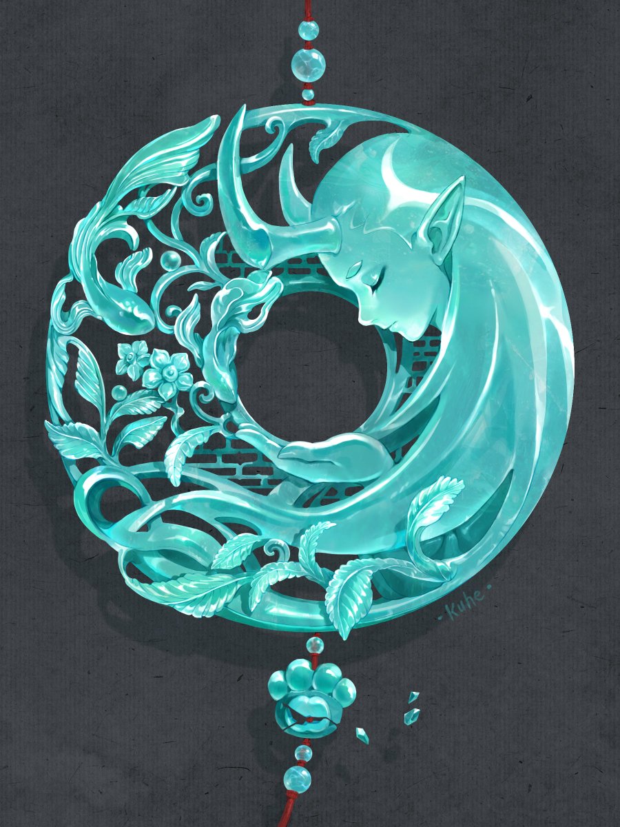 Kuhe1925's tweet image. #羅小黒戦記  Jade Pendant