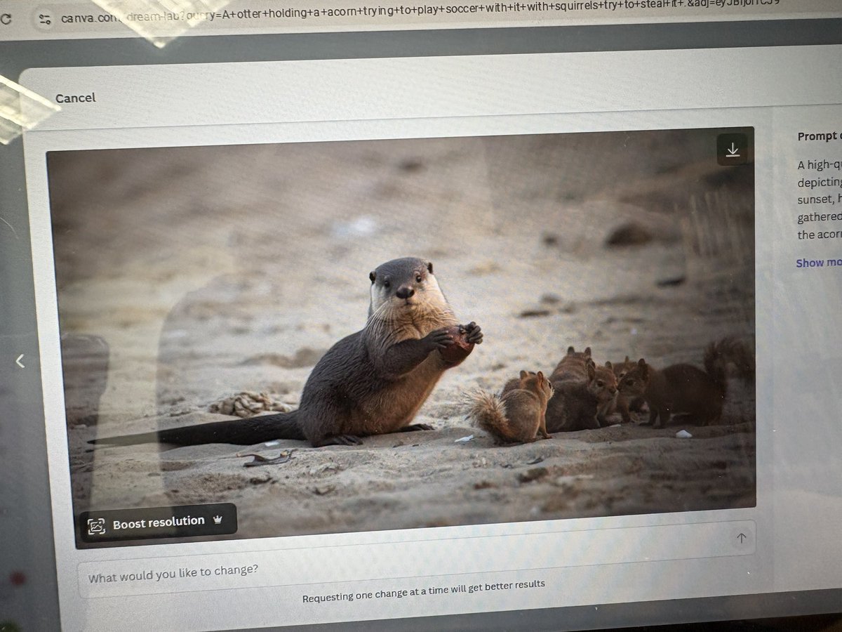 WallarooLibrary's tweet image. Learning about responsible use/district AI guidelines and creating prompts using descriptive writing to create images in @canva @PISDlibraries @pisdtech @dan_blier