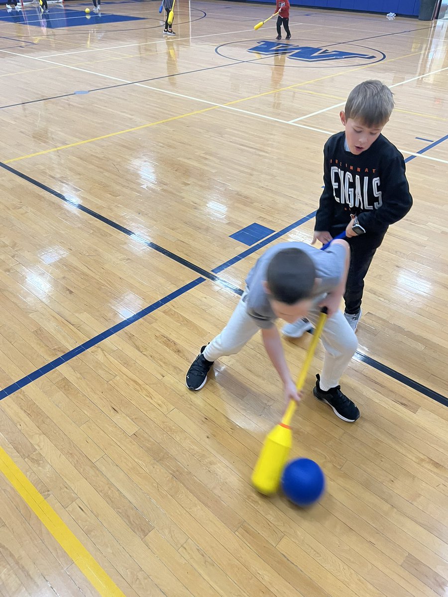 We have some intense morning broomball taking place at Cherry Road highlighted by great hustle, unselfish play &amp; terrific broom skills. 🧹 <a href="/WesthillPhysEd/">Westhill PE</a> <a href="/WesthillCSD/">Westhill Schools</a>