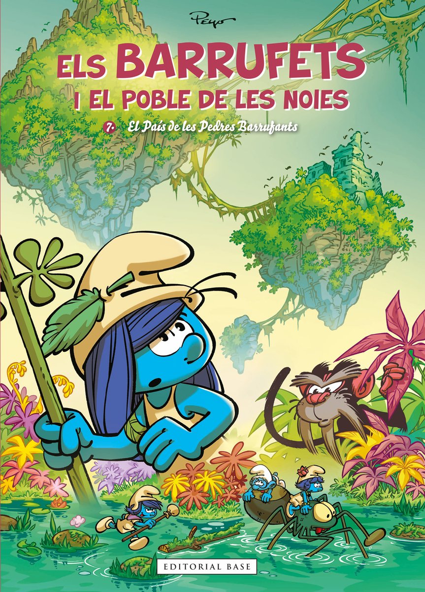 Ja a la venda Els #Barrufets i el Poble de les Noies vol. 7: El País de les Pedres Barrufants, de Peyo Creations, amb traducció de Maria Llopis Freixas i publicat per <a href="/EditorialBase/">Editorial Base</a> #CòmicEnCatalà