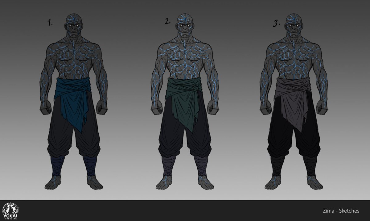 YokaiAvengers's tweet image. Testing how this stone demigod could look and feel.