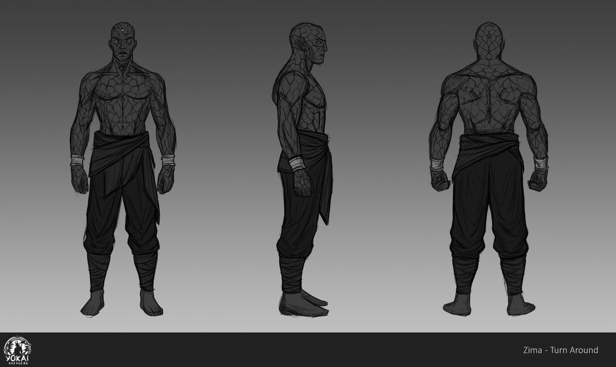 YokaiAvengers's tweet image. We even picked one and made a full turnaround for him...

but something felt off.