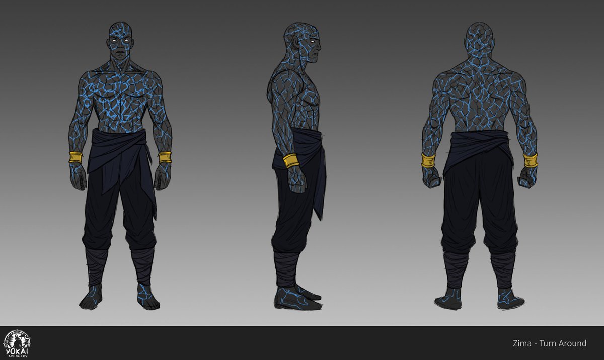YokaiAvengers's tweet image. We even picked one and made a full turnaround for him...

but something felt off.