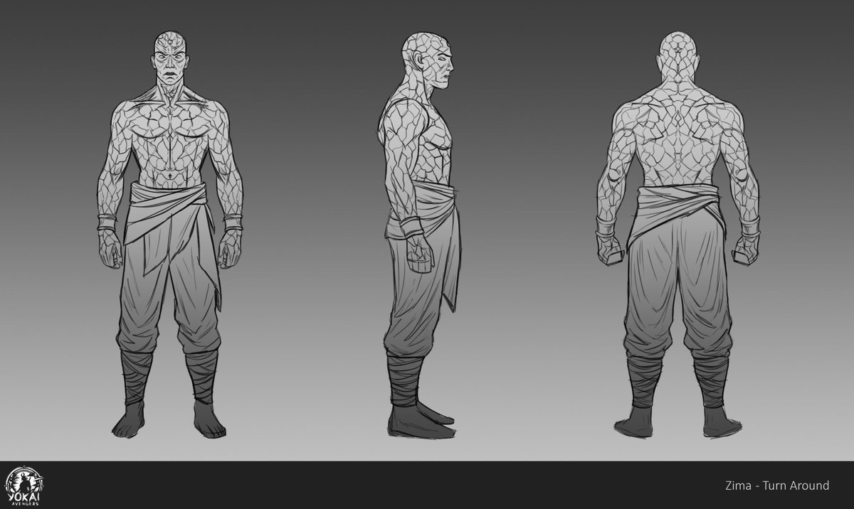 YokaiAvengers's tweet image. We even picked one and made a full turnaround for him...

but something felt off.