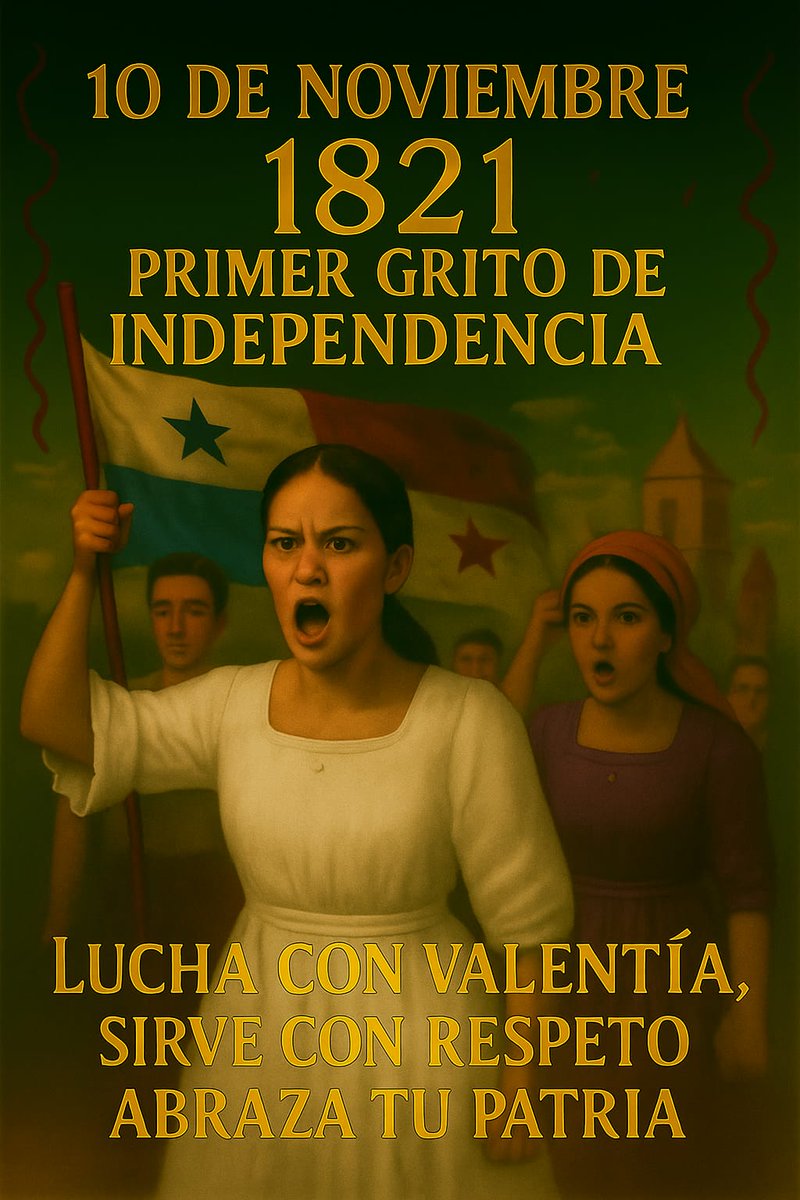 Viva el 10 de noviembre el grito que inició la verdadera independencia de Panamá y lo convirtió en República el 28 de noviembre de 1821, recordemos a esos grandes hombres y mujeres que enfrentaron el poder para lograr la libertad de nuestro pueblo, copiemos esa enseñanza.
