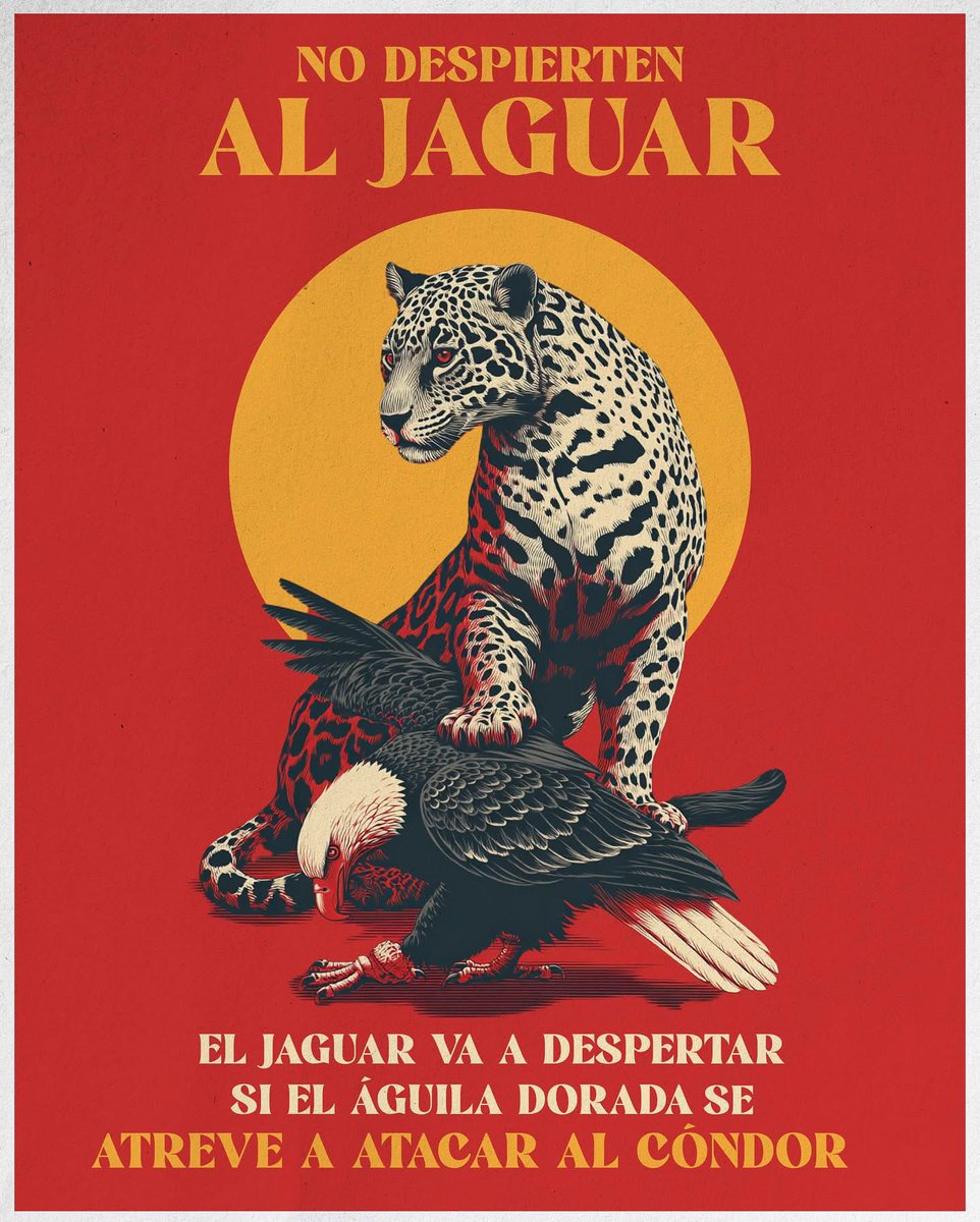 JohnEdissonRG's tweet image. El pueblo ruge
El AMO imperial no pasará ✊🏽❤️‍🔥
Unidad en Latinoamérica y el Caribe
@LaBtna