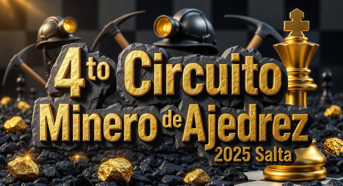 ♟️Salta será epicentro  del 4° Circuito Minero de Ajedrez: 
+400 jugadores, 9 rondas suizas, $4M en premios. 
Sera el 15 y 16 de noviembre, en el Centro de Convenciones. 
Deporte + industria + comunidad  #AjedrezMinero #Salta2025 organiza <a href="/CapminOficial/">CAPMIN- Camara Argentina de Proveedores Mineros</a> 

agendaindustrial.com/agenda-industr…