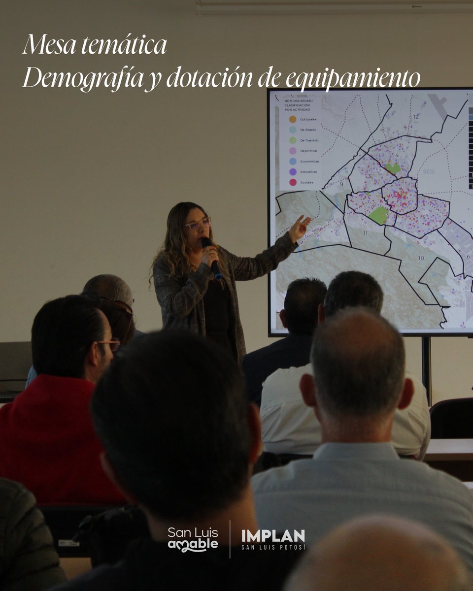 implanslp's tweet image. Inicio de Mesas de trabajo del diagnóstico pre eliminar de la Actualización del Programa de Desarrollo Urbano del Centro de Población de San Luis Potosí, tema: «Demografía y dotación de equipamiento».
