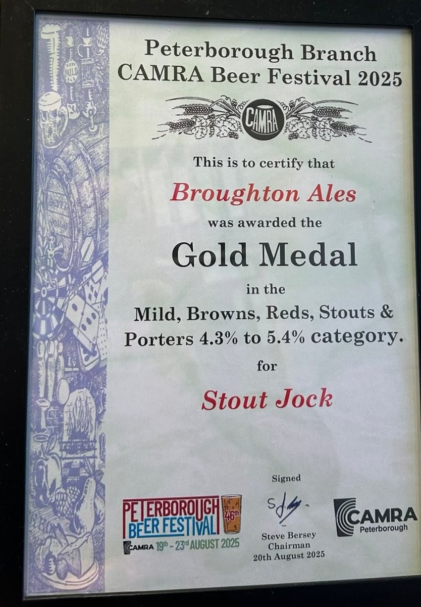 Broughton Brewery tweet media