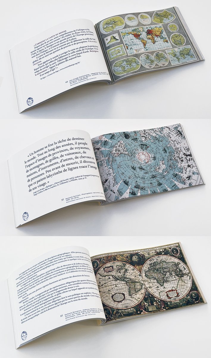 Vient de paraître, en librairie :
Le sixième opus !
Stevenson, "Mappa Mundi"
245 × 170 mm, 192 p., 208 illustrations en couleur. 
Stevenson : nom de collectif.
Jean-Marc Besse
Armelle Caron
Xemartin Laborde
Guillaume Monsaingeon
Gilles Palsky
editionsparentheses.com/Mappa-Mundi