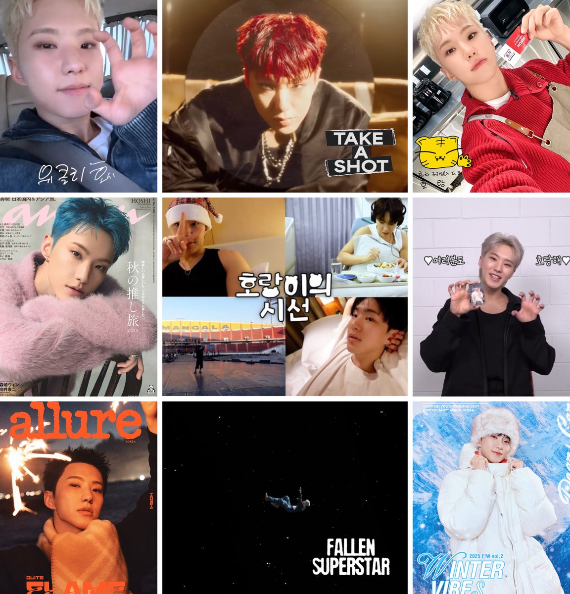 mochihochihae's tweet photo. it hasn’t even been 2 months since hoshi enlisted and carats have already been soooo full with content 🥹🥹🥹🥹 https://t.co/SDFueRSLxs
