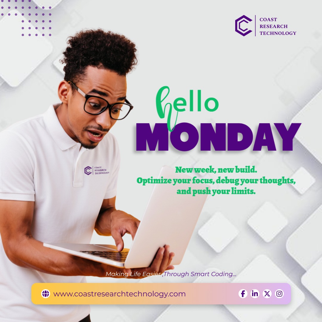 coast_research's tweet image. Monday has entered the chat... 👀

Let’s pretend to be productive, until we actually are. 😅

#HelloMonday #DevVibes #NewWeekNewBuild #Coastechy