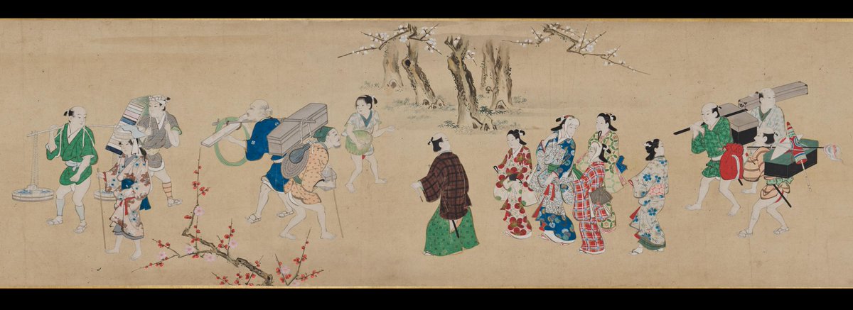 今日、12月18日は江戸時代の浮世絵師、#宮川長春の忌日 です。1752年