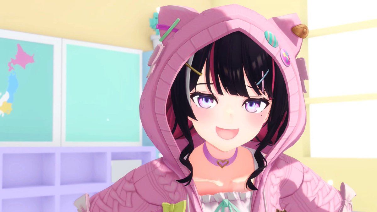 おはあずき☀️AZKiとポッキーゲームする～❓️